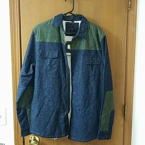 Cohesive & Co L Navy Long Sleeve Button Down Shirt